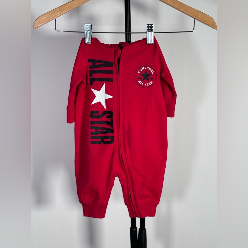 New Converse Chuck Taylor Patch Hooded Zip-Up Coverall